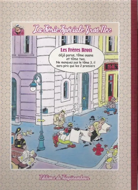 Verso de l'album Les Frères Bross Tome 3