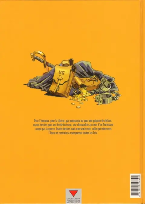 Verso de l'album Gibier de potence Tome 2 La brigade de fer