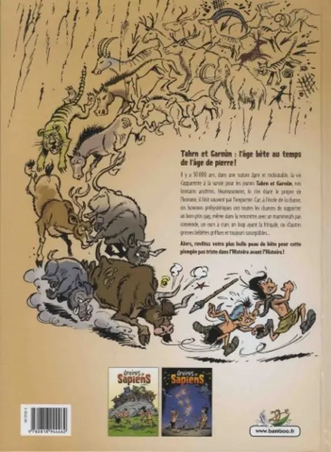 Verso de l'album Graines de sapiens Tome 1