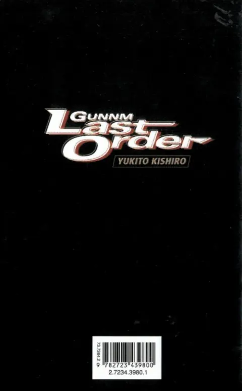 Verso de l'album Gunnm - Last Order Vol. 1