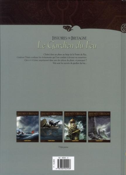 Verso de l'album Histoires de Bretagne Tome 3 Le gardien du feu - Partie 1