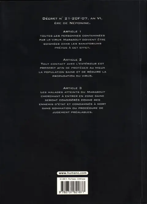 Verso de l'album a.doll.a Tome 1 Rock Star