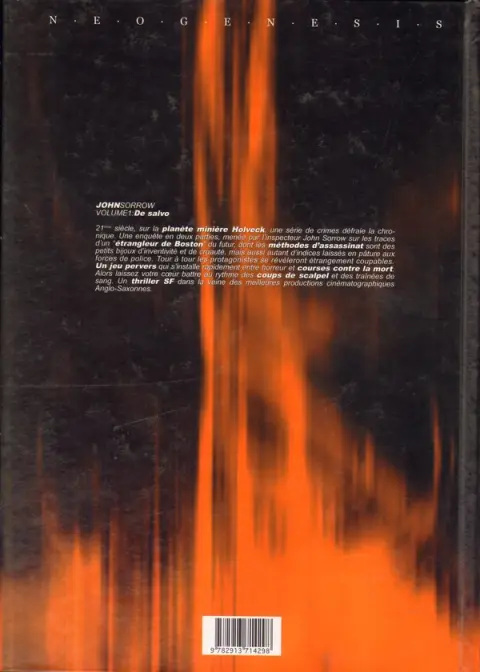 Verso de l'album John Sorrow Tome 1 De Salvo