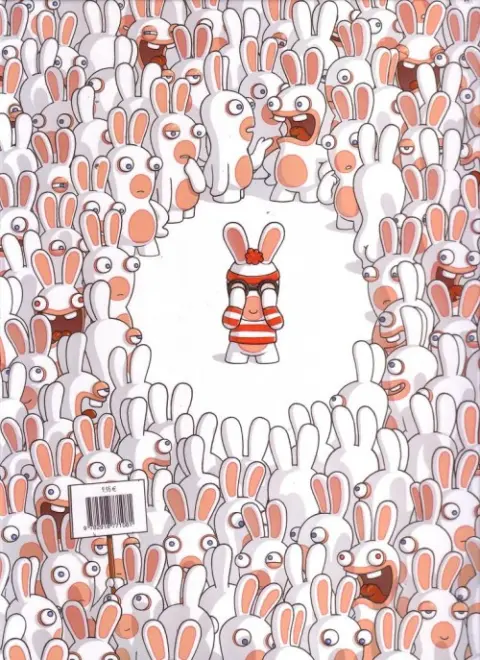 Verso de l'album The Lapins crétins Tome 2 Invasion