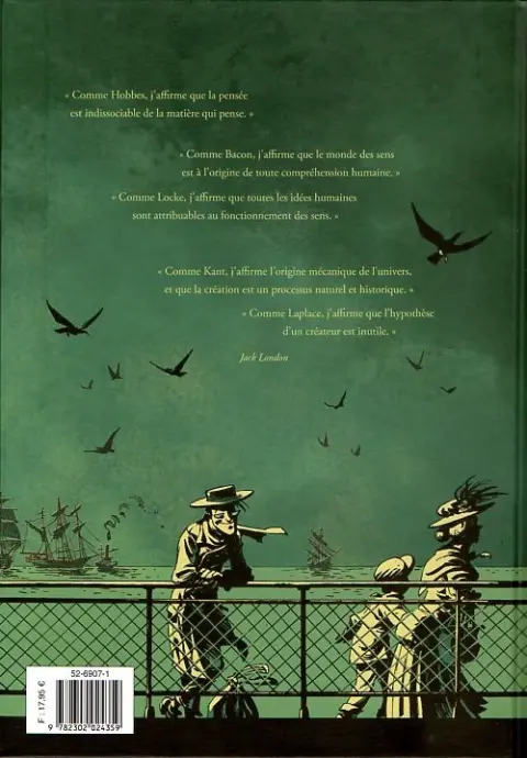 Verso de l'album Le Loup des Mers