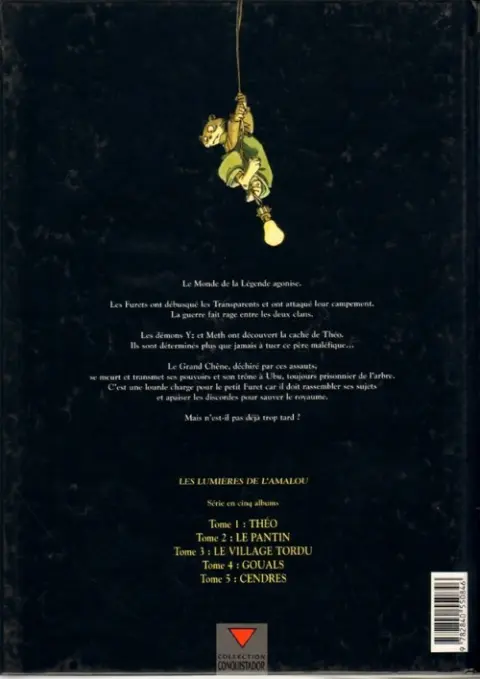 Verso de l'album Les Lumières de l'Amalou Tome 5 Cendres
