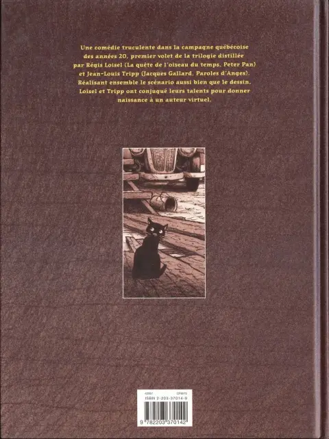 Verso de l'album L'arrière boutique du magasin général I