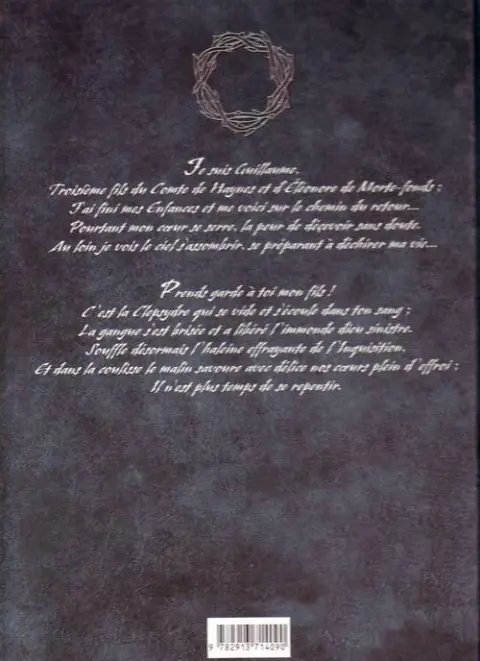 Verso de l'album Maledictis Tome 1 Les démons de la lune
