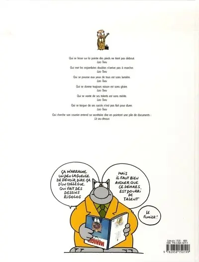 Verso de l'album Manager mode d'emploi Tome 1