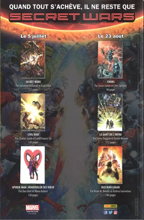 Verso de l'album Marvel Saga Tome 2 Hulk : Pépins dans la grosse pomme