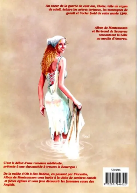 Verso de l'album Alban de Montcausson Tome 1 Le moulin d'amarou