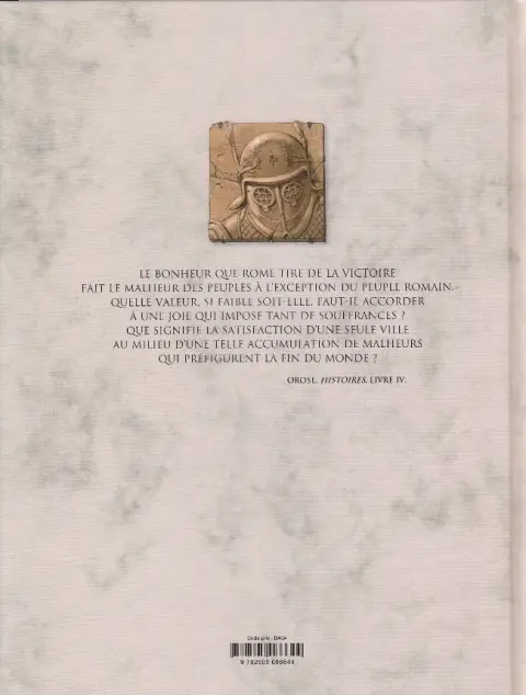 Verso de l'album Murena Tome 10 Le Banquet
