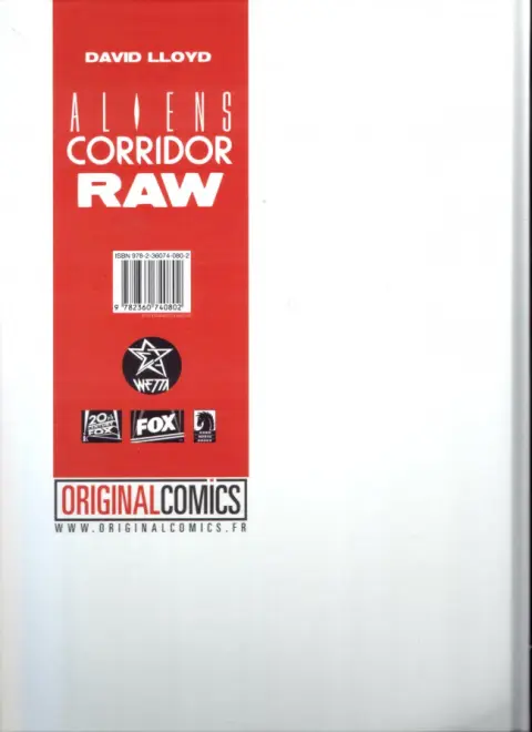 Verso de l'album Aliens : Corridor