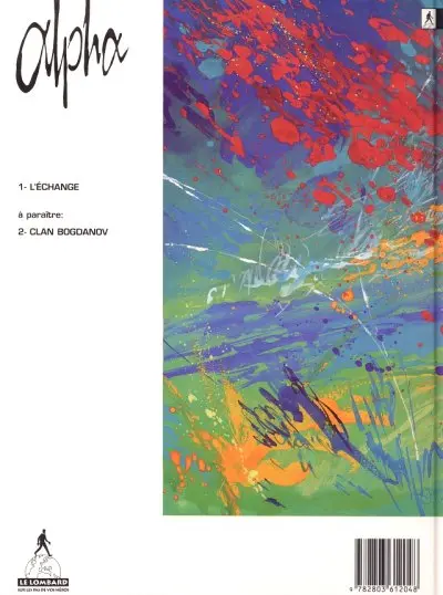 Verso de l'album Alpha Tome 1 L'Échange