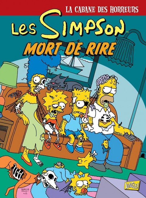 Couverture de l'album Les Simpson Tome 6 Mort de rire