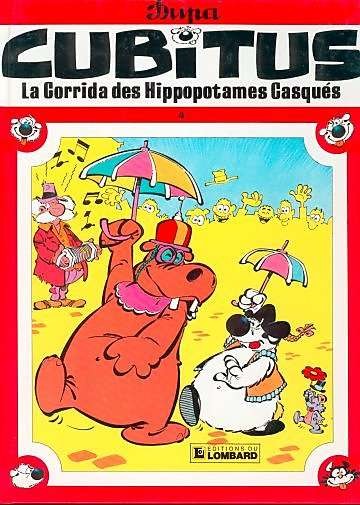 Couverture de l'album Cubitus Tome 4 La corrida des hippopotames casqués