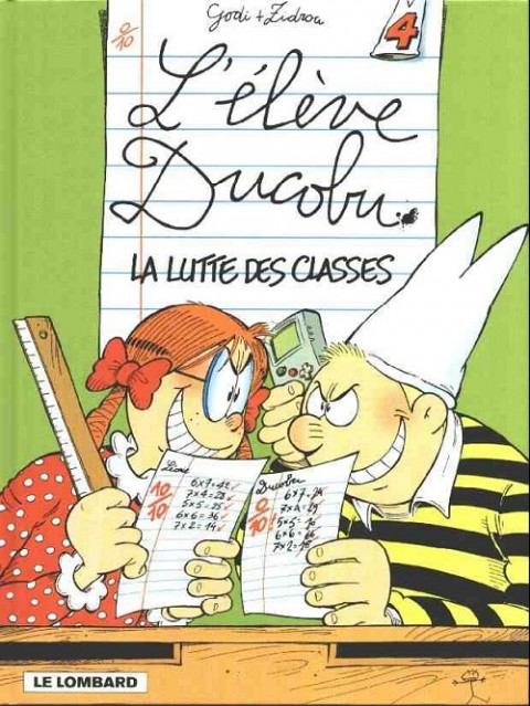 Couverture de l'album L'Élève Ducobu Tome 4 La lutte des classes
