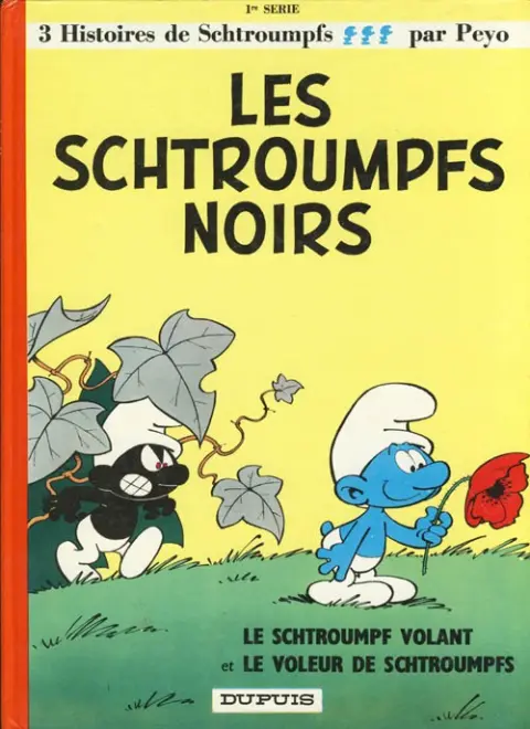 Couverture de l'album Les Schtroumpfs Tome 1 Les Schtroumpfs noirs