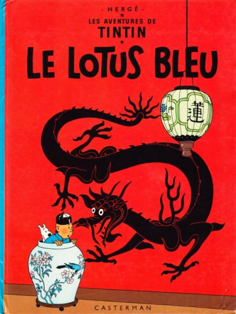 Couverture de l'album Tintin Tome 5 Le Lotus Bleu