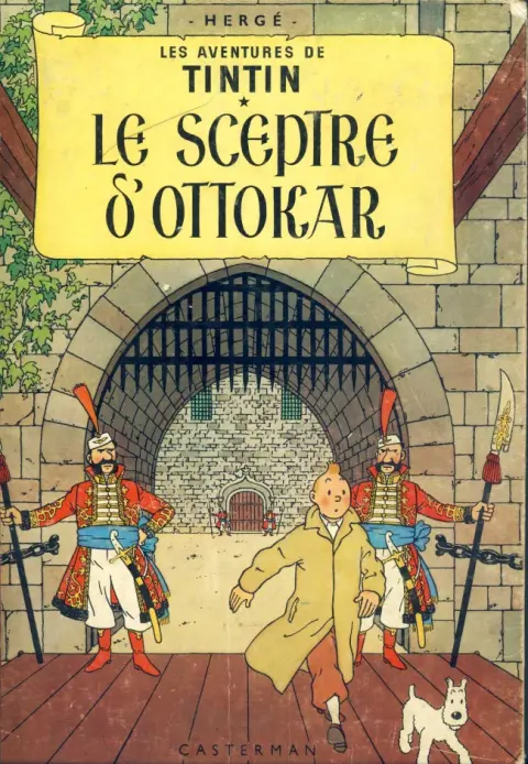Couverture de l'album Tintin Tome 8 Le sceptre d'Ottokar