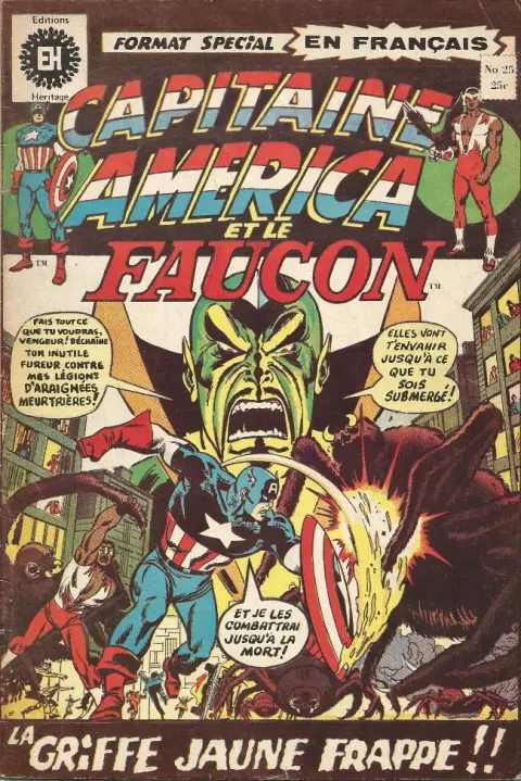 Capitaine America Tome 25 La Griffe Jaune frappe !!