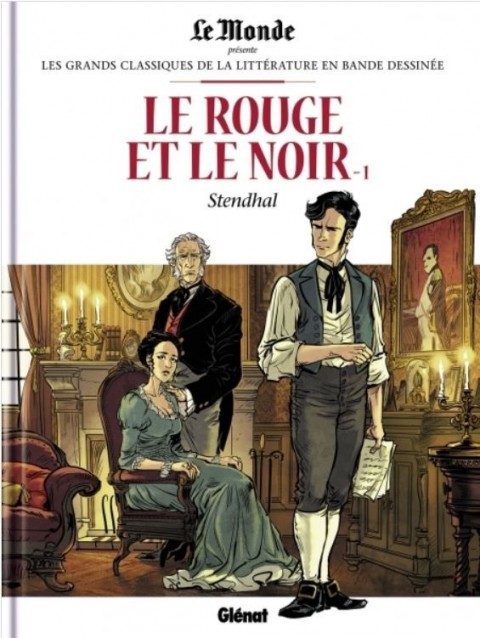 Couverture de l'album Les Grands Classiques de la littérature en bande dessinée Tome 25 Le rouge et le noir - 1