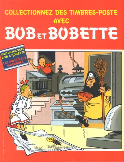 Couverture de l'album Bob et Bobette Collectionnez des timbres-poste avec Bob et Bobette