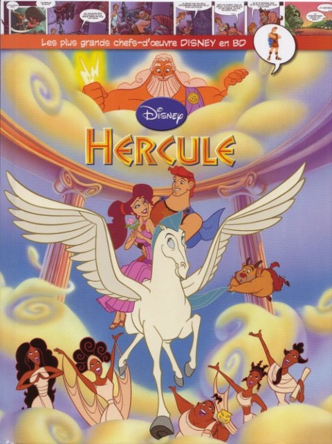 Couverture de l'album Les plus grands chefs-d'œuvre Disney en BD Tome 28 Hercule