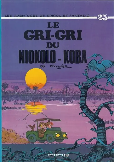 Couverture de l'album Spirou et Fantasio Tome 25 Le gri-gri du Niokolo-Koba