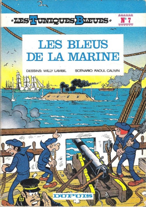Couverture de l'album Les Tuniques Bleues Tome 7 Les bleus de la marine