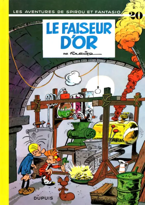 Couverture de l'album Spirou et Fantasio Tome 20 le faiseur d'or