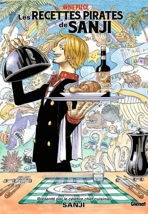 Couverture de l'album One Piece Les Recettes pirates de Sanji