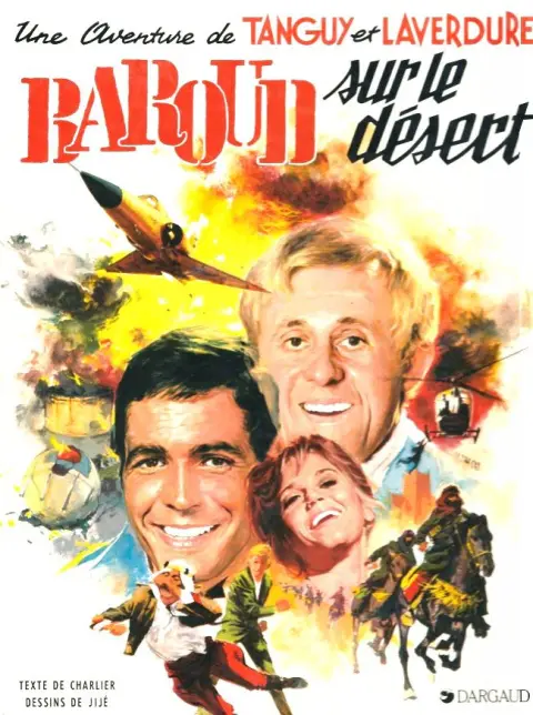Couverture de l'album Tanguy et Laverdure Tome 14 Baroud sur le désert