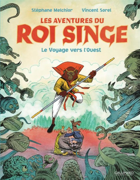 Couverture de l'album Les aventures du Roi Singe Tome 2 Le Voyage vers l'Ouest