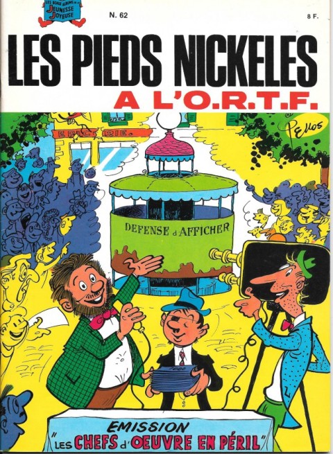 Couverture de l'album Les Pieds Nickelés Tome 62 Les Pieds Nickelés à l'O.R.T.F.