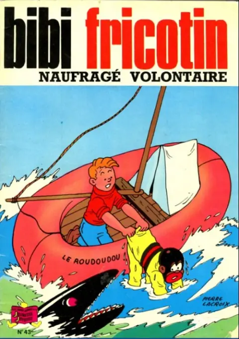 Couverture de l'album Bibi Fricotin 2e Série - Societé Parisienne d'Edition Tome 43 Bibi fricotin naufragé volontaire