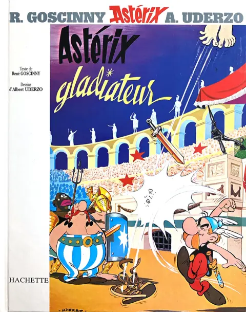 Couverture de l'album Astérix Tome 4 Astérix Gladiateur