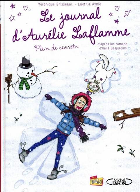 Couverture de l'album Le Journal d'Aurélie Laflamme Tome 4 Plein de secrets