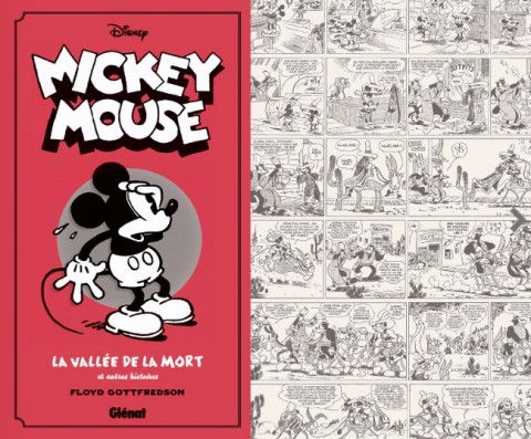 Couverture de l'album Mickey Mouse par Floyd Gottfredson Tome 1 1930/1931 - La Vallée de la mort et autres histoires