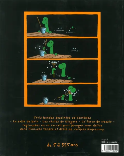 Verso de l'album Les fantômes Sacrés fantômes