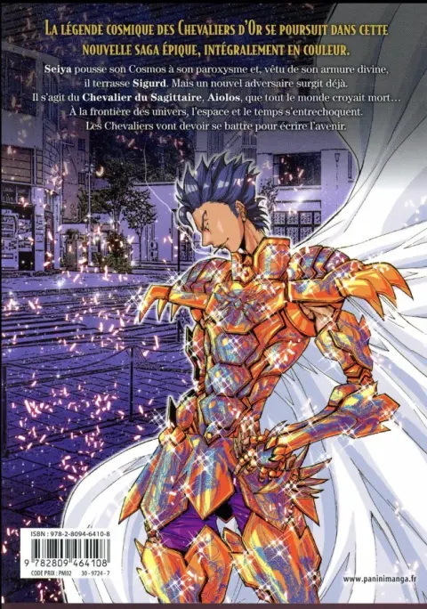 Verso de l'album Saint Seiya Épisode G - Assassin 7