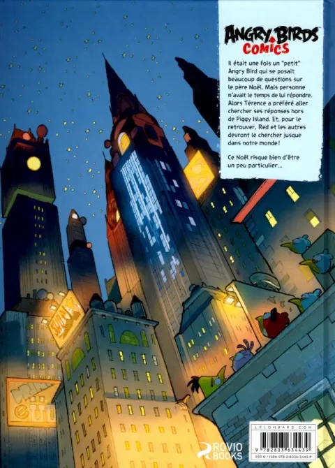 Verso de l'album Angry Birds Tome 3 Petit papa Térence