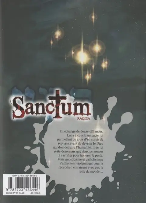 Verso de l'album Sanctum - Raqiya 4