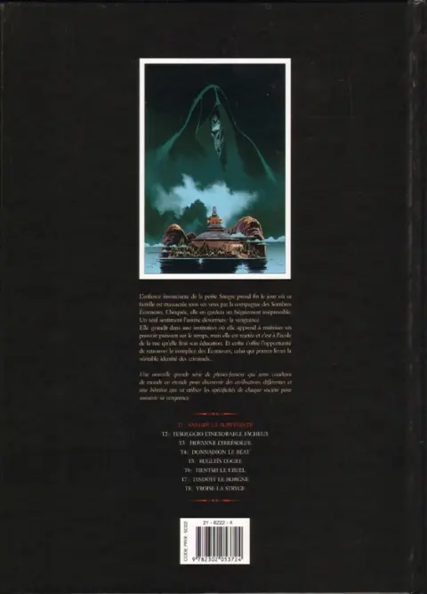 Verso de l'album Sangre Tome 1 Sangre la survivante