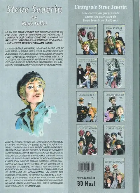 Verso de l'album Les aventures de Steve Severin Tome 6 La fille du grand duc