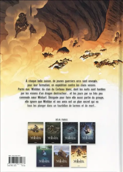 Verso de l'album Wollodrïn Tome 7 Les flammes de Wffnïr 1/2
