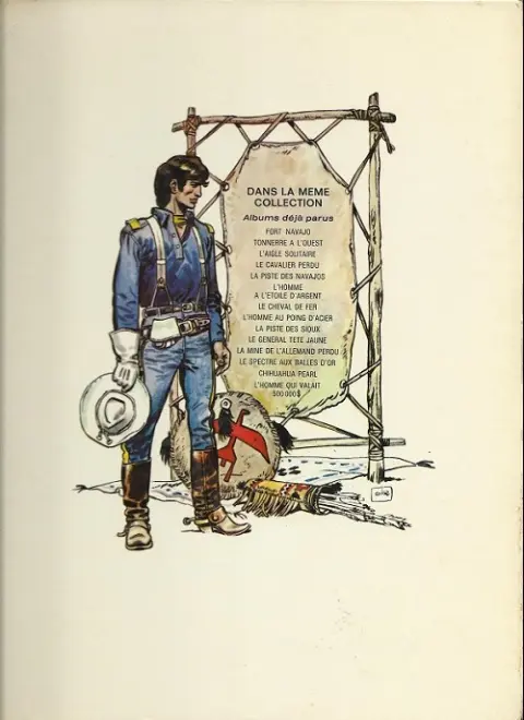 Verso de l'album Blueberry Tome 10 Général Tête Jaune