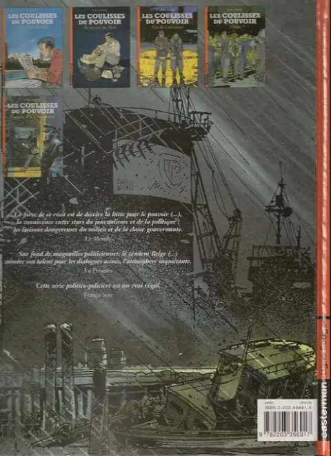 Verso de l'album Les coulisses du pouvoir Tome 4 Vérités