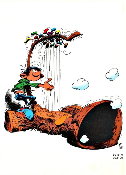 Verso de l'album Gaston Tome 9 Le cas Lagaffe