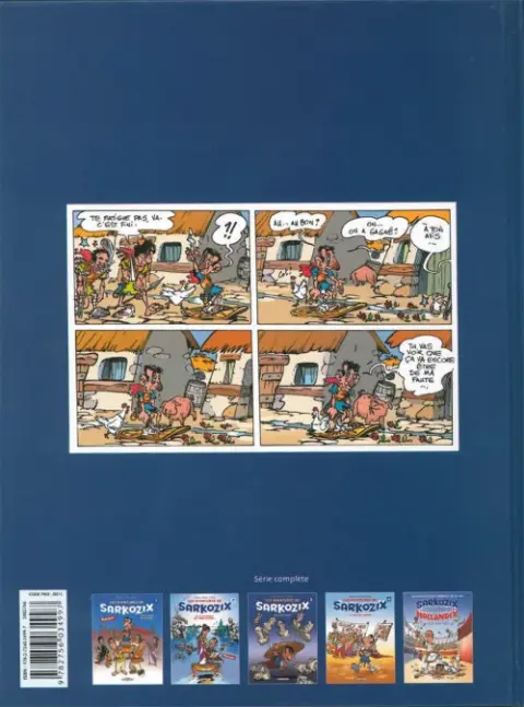 Verso de l'album Les aventures de Sarkozix Tome 5 Sarkozix contre Hollandix